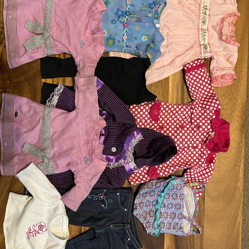 Colorful Doll Clothes Set